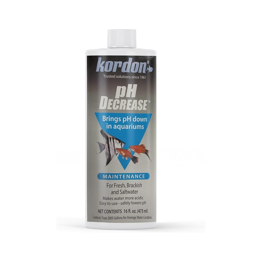 KORDON #35326 pH Decrease Adjuster for Aquarium, 16-Ounce