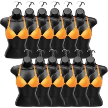 Dress Form Female Mannequin Torso Hollow Back Mannequin Body Manikin Body with Hook Half Body Shirt Mannequin Display Plastic Hanging Mannequin for Hanging Display Clothing 3 Pcs,22.8 x 15.7 Inch