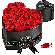 16 Preserved Flowers Rose Birthday Gifts for Women Her Mom Wife Girlfriend Grandma on Valentines Mothers Day Christmas Anniversary Romantic