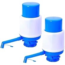 2 Pack Blue Portable Manual Water Pump for 5 Gallon Bottle, Water Jug Dispenser Bottle Pump Drinking Water Pump, Hand Press Water Cooler Dispenser for 2-6 Gallon, for Outdoors&amp;Indoors