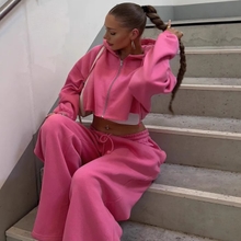 2025 Spring and Autumn New Amazon Independent Station European and American Foreign Trade Women's Fashion Long Sleeve Sports and Casual Sweater Suit