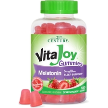21st Century Vitajoy Melatonin Gummies, Multi, Strawberry, 120 Count
