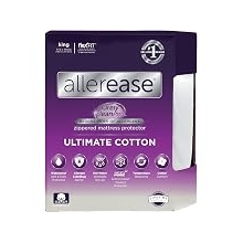 AllerEase Ultimate Allergy Protection and Comfort Zippered Mattress Protector King, White