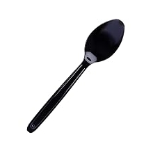 WNA Cutlerease Black Plastic Spoon Refill, Bulk Pack of 960 Spoons, For Use With Cutlerease Dispensing System, Polystyrene Disposable Cutlery, Made in the USA