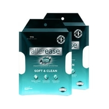 AllerEase CleanBoost Soft & Clean Pillow Cover, King, White- Zippered, 2-Pack