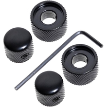 2sets Black Dual Concentric Control Knob for Guitar