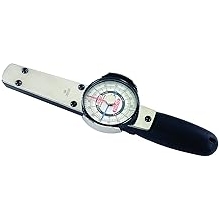 3/8" Drive Dial Torque Wrench 50-250 in-lbs, 56-280 cm kg