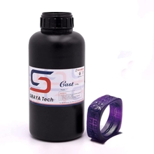 Siraya Tech Cast 3D Printer Resin Castable LCD UV-Curing Resin Easy to Print Use and Burn High Resolution 405nm Photopolymer Resin for Making jewelries and Metal Parts Purple, 1kg