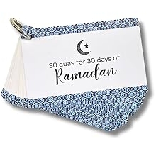 30 Ramadan Dua Cards &ndash; Daily Dua with English Meanings | Muslim Gifts for Men &amp; Women | Islamic Ramadan &amp; Eid Gifts | Arabic Quran Gift