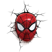 3DLightFX Marvel Spiderman Mask 3D Deco Light