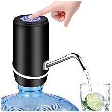 Water Dispenser for 5 Gallon Bottle, Electric Water Pump for 5 Gallon Jug with Switch and USB Charging, Portable Automatic Water Jug Dispenser for Camping, Travel, Home, Kitchen, Office