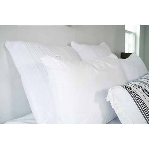 AllerEase Ultimate Pillow Protector, King 2 Pack & AllerEase Ultimate Pillow Protector - Standard/Queen, 4 Pack