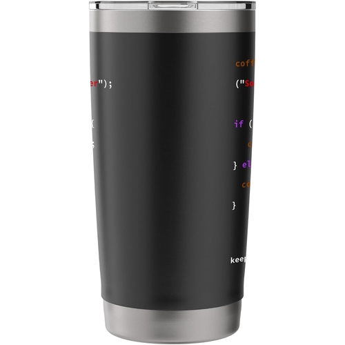 Programming Code Engineer Coding Debug Software Developer Stainless Steel Insulated Tumbler