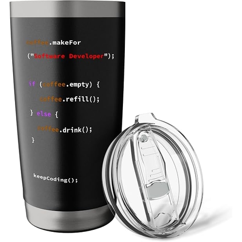 Programming Code Engineer Coding Debug Software Developer Stainless Steel Insulated Tumbler