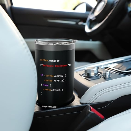 Programming Code Engineer Coding Debug Software Developer Stainless Steel Insulated Tumbler