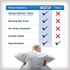 AllerEase Maximum Pillow Cover Protector, Standard/Queen - Zippered, and Bedbug Barrier (2 Count)