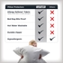 AllerEase Platinum Pillow Cover Protector, Standard/Queen - Zippered, Bedbug Barrier (2 Count)