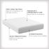 AllerEase Ultimate Allergy Protection and Comfort Zippered Mattress Protector, Twin, White