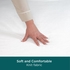 AllerEase CleanBoost Plush Knit Mattress Cover Protector, Twin - Fitted, w/ Straps, Waterproof