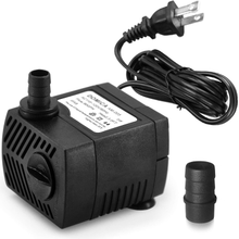 90 GPH Mini Submersible Pump, Small Fountain Pump 5W 350LH for water feature, Aquariums, Fish Tank, Tabletop Fountain, Pet Fountain, Indoor or Outdoor Pond Fountain