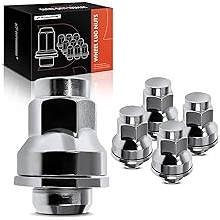 A-Premium Wheel Lug Nuts Compatible with Jaguar XF 2009-2014 XJ XE F-Type XK XKR XFR XFR-S XKR-S XJR Front or Rear 5-PC Set
