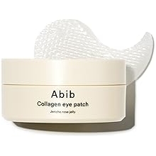 Abib Collagen Eye Patch Jericho Rose Jelly 60 Patches, Korean Under Eye Patches for Puffy Eyes and Dark Circles, Anti-Wrinkle, Collagen, Caffeine, Niacinamide, Ceramide, Antioxidant, Skin Care