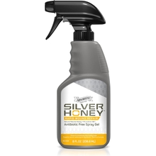 Absorbine Silver Honey Rapid Wound Repair Spray Gel 8oz Bottle, Medical Grade Manuka Honey &amp; MicroSilver BG