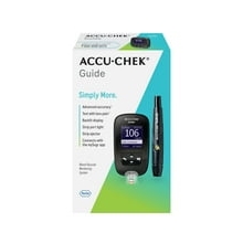 Accu-Chek Guide Glucose Monitor Kit for Diabetic Blood Sugar Testing Guide Meter, Softclix Lancing Device, and 10 Softclix Lancets
