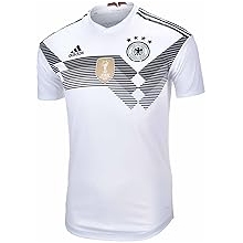 adidas Mens Germany Home Authentic Jersey White/Black S