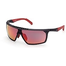 adidas SP0030 Rectangular Sunglasses for Men +BUNDLE with ACCESSORY EYEWEAR KIT