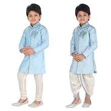Ahhaaaa Kids Indian Ethnic Bollywood Style Kurta, Pyjama and Dhoti Pant Set for Boys