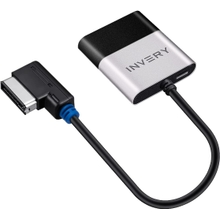 INVERY Airdual Bluetooth 5.0 aptX-HD Adapter Compatible for Audi MMI 3G AMI Music Interface,Audi Symphony,Audi Concert,VW MDI,Mercedes Media Interface