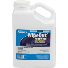Airmax Wipeout Pond Weed Defense, Herbicide &amp; Aquatic Weed Control, Controls Duckweed &amp; Other Unwanted Submerged &amp; Floating Vegetation, Easy-to-Use &amp; Long Lasting, All-Season Treatment - 1 Gallon
