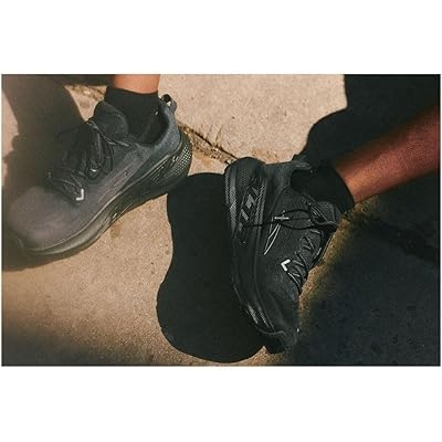 air max 200 triple black on feet