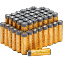 Amazon Basics 48-Pack AA Alkaline High-Performance Batteries, 1.5 Volt, 10-Year Shelf Life