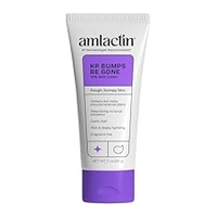 AmLactin KP Bumps Be Gone - Therapeutic Body Cream for Keratosis Pilaris - No-Scrub Exfoliator and Body Moisturizer for Dry Skin with 15% Lactic Acid AHA, 3 oz Packaging May Vary