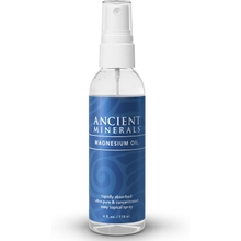 Ancient Minerals Magnesium Oil Spray Bottle of Pure Genuine Zechstein Magnesium Chloride - Topical Magnesium for Skin Application 4fl oz