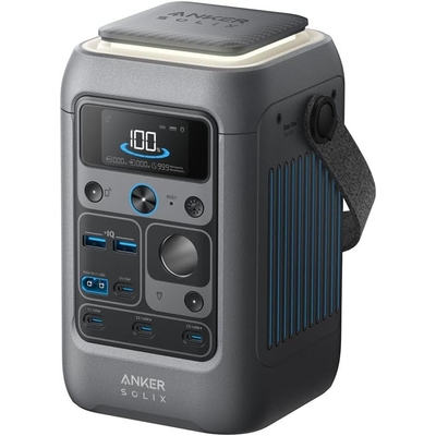 Anker SOLIX C300X DC 288Wh I 300W Portable Power Supply, Compact and Powerful Design, 140W Duplex Fast Charging, Ultra Portable Design