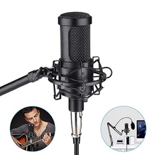 Aokeo AK-60 Professional Condenser Microphone, Music Studio MIC Podcast Recording Microphone Kit with Stand Shock Mount for PC Laptop Computer Broadcasting YouTube Vlogging Skype Chatting Gaming