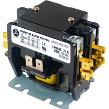 Appli Parts APAC-220120 Heavy Duty 2 Poles Contactor 20 Amp 120 Volts Coil Replacement for ac Compressor and Electrical Applications UL Certified 476929