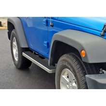 APS Running Boards 5 inches Compatible with Jeep Wrangler 1987-2006 Stainless Steel Nerf Bars Side Steps Side Bars