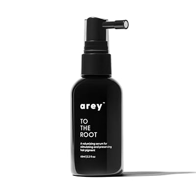 Arey To The Root Hair Serum for Women & Men | Slows Grey Hair Growth & Preserves Pigment in 3-6 Months | Promotes Healthier Hair & Adds Volume | Vegan, Oil-Free, Scent-Free Formula 1 Month