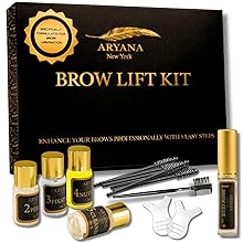 ARYANA NEW YORK Eyebrow Lamination Kit | Brow Lift Kit | At Home DIY Brow lamination | Instant Professional Lift For Fuller Eyebrows | Brow Brush And Micro Brushes Added