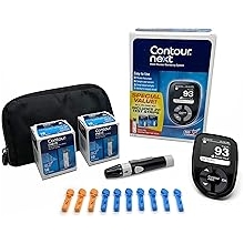 Ascensia CONTOUR NEXT Blood Glucose Monitoring System All-in-One Kit for Diabetes with Glucose Monitor and 20 Test Strips For Blood Sugar & Glucose Testing
