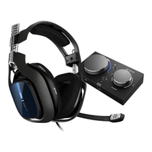 ASTRO Gaming A40 TR Wired Headset  MixAmp Pro TR with Dolby Audio for PlayStation 5, PlayStation 4, PC, Mac - BlackBlue