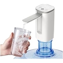 SKYBLU Automatic Water Dispenser Pump for 2&ndash;5 Gallon Jugs &ndash; USB Rechargeable, Portable Electric Touch Water Bottle Pump with Auto-Folding Spout &ndash; for Home, Office, Camping