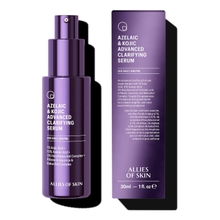 Allies of Skin Azelaic & Kojic Clarifying Face Serum | Clinically Proven for Acne & Blemish Prone Skin |10% Azelaic Acid Treats Pigmentation and Redness | Targets Pores & Uneven Skin Texture (1 Fl oz)