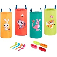 ب. ألعاب 3 ألعاب خارجية للأطفال أكياس سباق وأشرطة سباق ثلاثية الأرجل لعبة البيض والملعقة ألعاب حفلات أعياد الميلاد 5 سنوات + ألعاب خارجية وفيرة