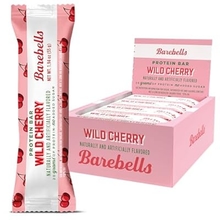 Barebells Protein Bars Wild Cherry - 12 Count, 1.94 oz Bars - Snacks with 20g of High Protein - Chocolate Nutrition Bar with 1g of Total Sugars - On The Go Snack & Breakfast Bars