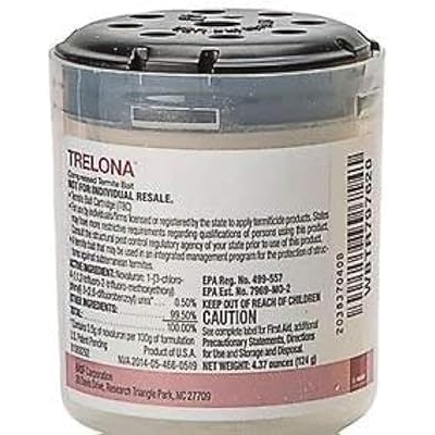 BASF Trelona Compressed Termite Bait - Subterranean Termite Control with Novaluron IGR - 6 Cartridges Box